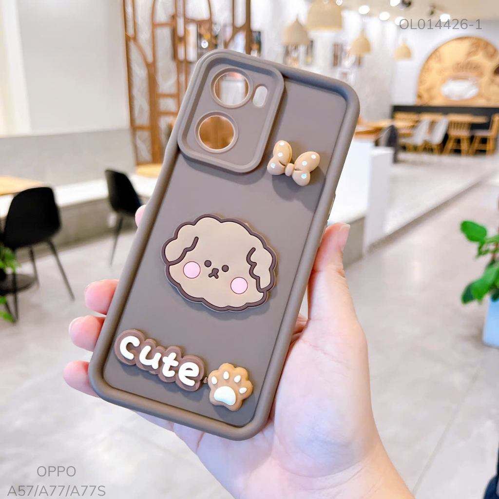 Ốp Oppo A57/A77/A77s dẻo sticker nổi