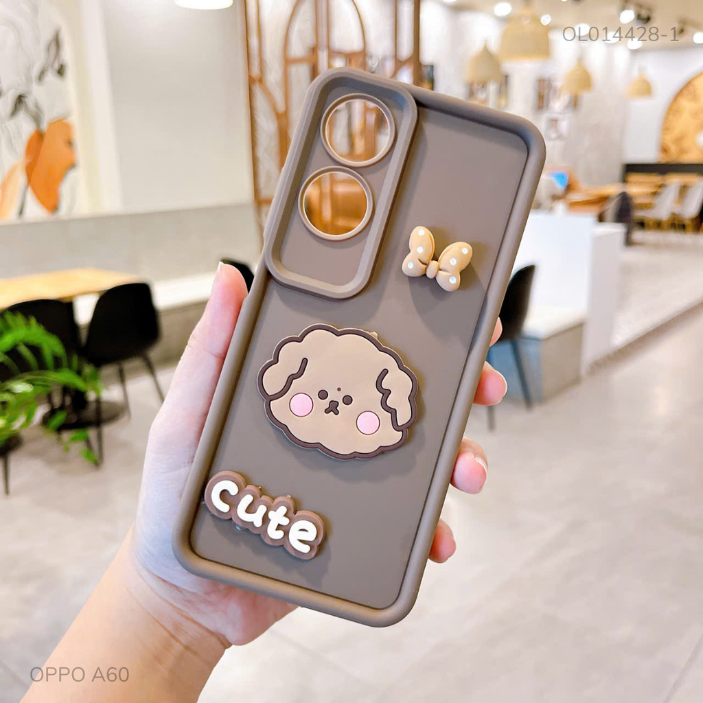 Ốp Oppo A60 dẻo sticker nổi