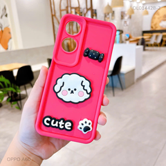 Ốp Oppo A60 dẻo sticker nổi