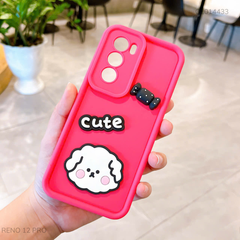 Ốp Reno 12 Pro dẻo sticker nổi