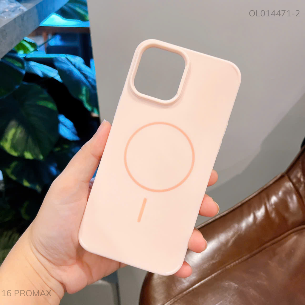 ** Ốp IP 16 Pro Max silicon sạc magsafe nhiều màu