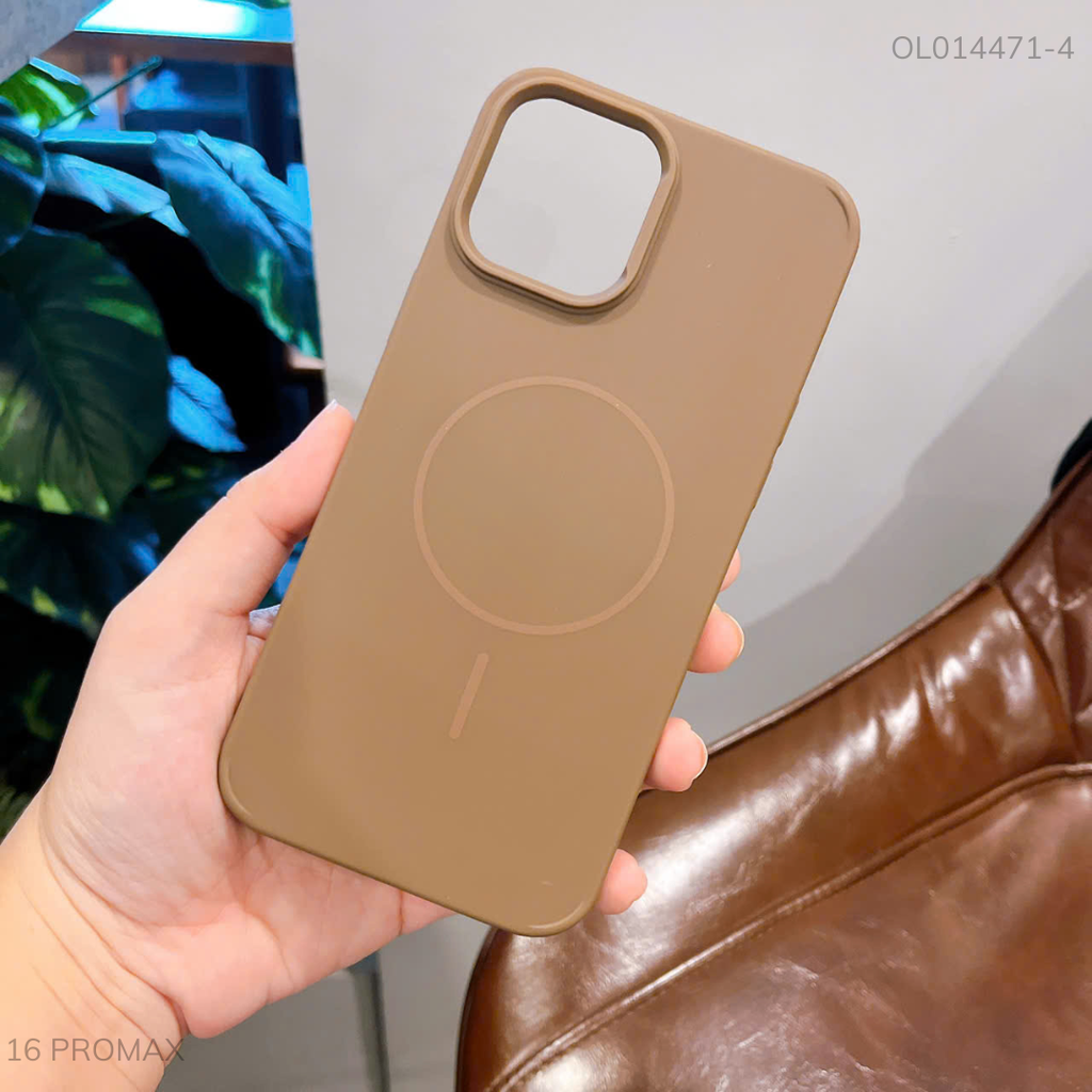 ** Ốp IP 16 Pro Max silicon sạc magsafe nhiều màu