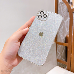 ** Ốp iPhone 11 Pro Max lưng phủ kim tuyến bảo vệ camera