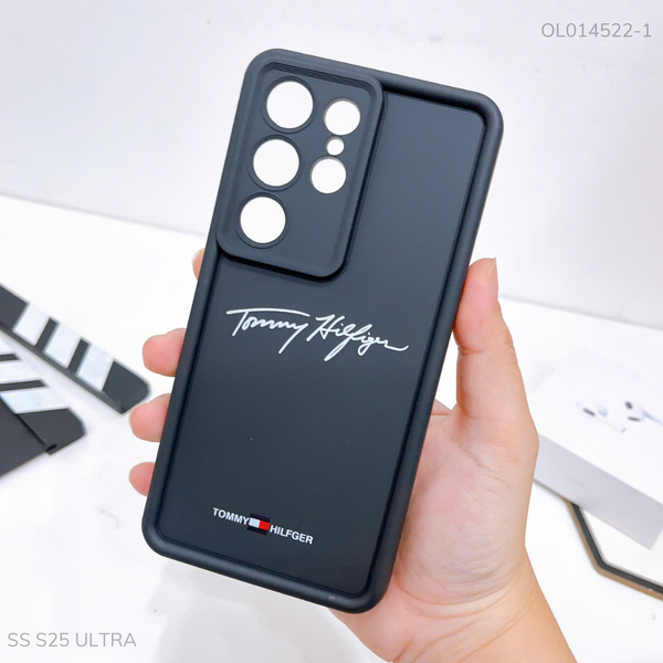 Ốp Samsung S25 Ultra dẻo đen Tommy Hilfger