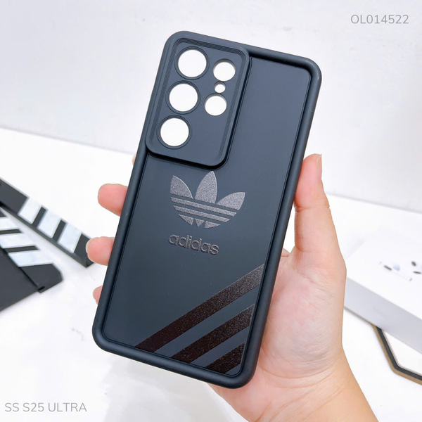 Ốp SS S25 Ultra dẻo đen logo adidas đen