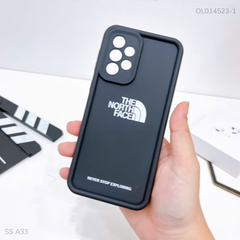 Ốp Samsung A33 dẻo đen The North Face trắng