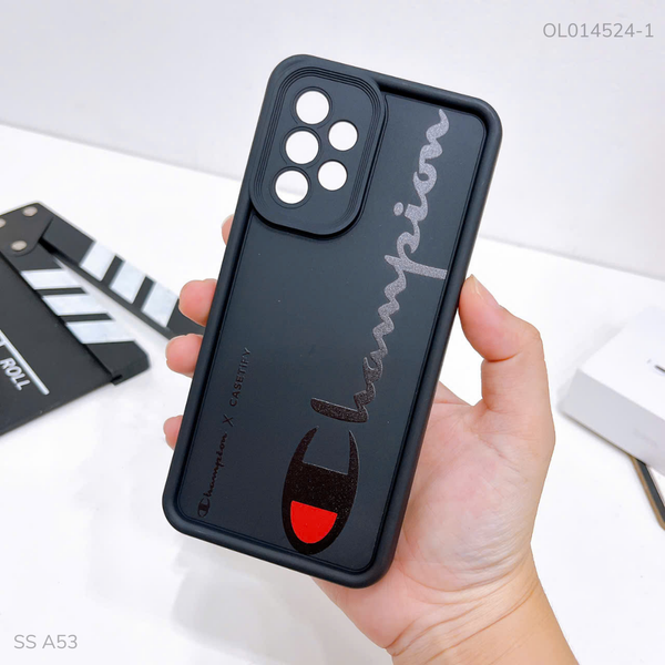 Ốp SS A53 dẻo đen Champion