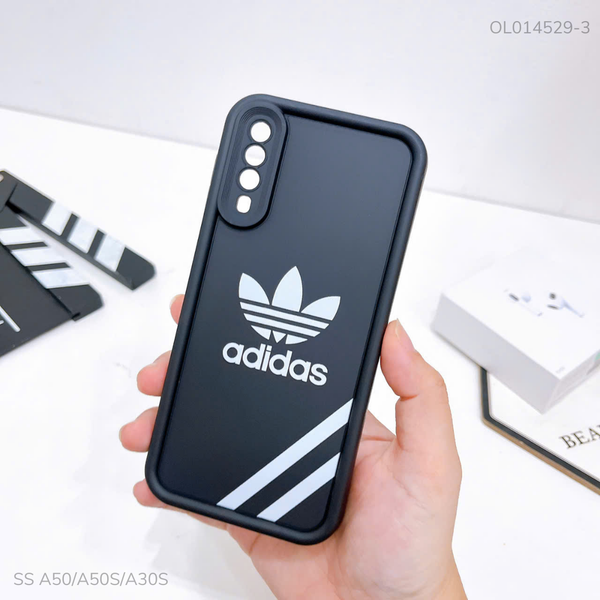 Ốp SS A50/A50s/A30s dẻo đen logo adidas trắng