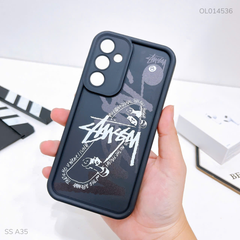 Ốp Samsung A35 dẻo đen Stussy