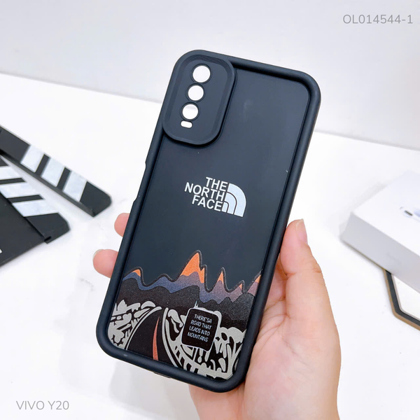 Ốp Vivo Y20 dẻo đen The North Face màu
