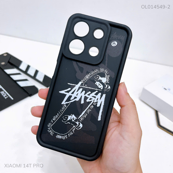 Ốp Xiaomi Redmi Note 13 4G dẻo đen Stussy số 8