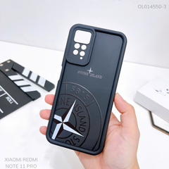 Ốp Xiaomi Redmi Note 11 Pro dẻo đen Stone Island