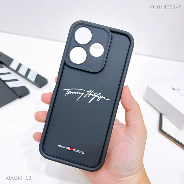 Ốp Xiaomi Redmi 13 dẻo đen Tommy Hilfger