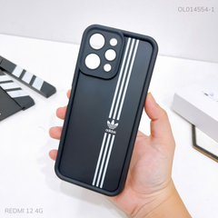 Ốp Redmi 12 4G dẻo đen sọc Adidas