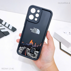 Ốp Redmi 12 4G dẻo đen The North Face màu