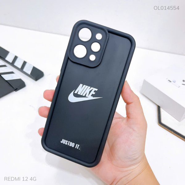 Ốp Redmi 12 4G dẻo đen Nike Just Do It