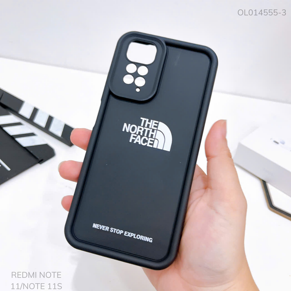 Ốp Redmi Note 11/ Note 11s dẻo đen The North Face trắng