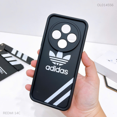 Ốp Redmi 14C dẻo đen logo Adidas