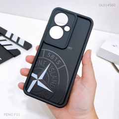 Ốp Reno 11F dẻo đen logo Adidas