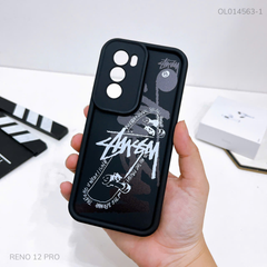 Ốp Reno 12 Pro dẻo đen Stussy số 8