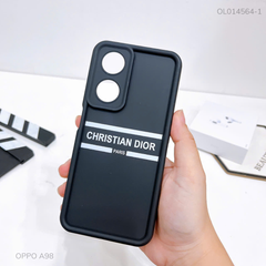 Ốp Oppo A98 dẻo đen Christian Dior