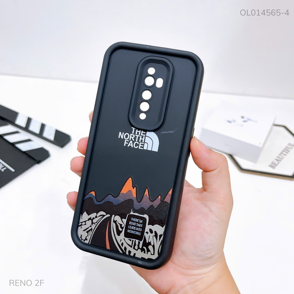 Ốp Reno 2F dẻo đen The North Face màu