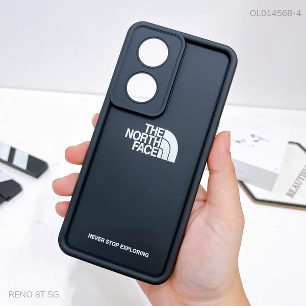Ốp Reno 8T 5G dẻo đenThe North Face trắng