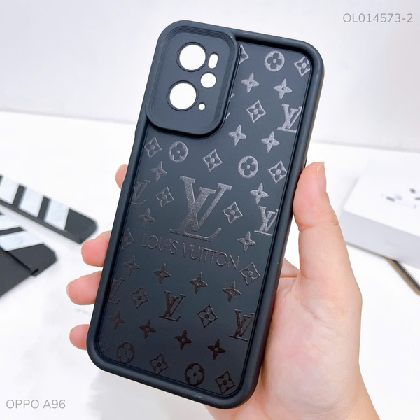 Ốp Oppo A96 dẻo đen Louis Vuitton