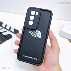Ốp Reno 12 dẻo đen The North Face trắng