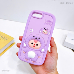 ** Ốp iPhone 6+/7+/8+ dẻo su thỏ baby three