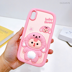 ** Ốp iPhone X dẻo su thỏ baby three