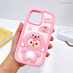 ** Ốp iPhone 15 Pro Max dẻo su thỏ baby three