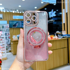 ** Ốp IP 15 Pro Max magsafe giá đỡ kim tuyến nước