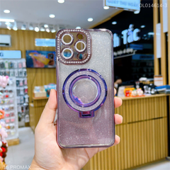 ** Ốp IP 15 Pro Max magsafe giá đỡ kim tuyến nước