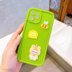 Ốp iPhone 15 Pro Max dẻo Labubu