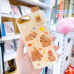 Ốp IP 7+/8+ lưng cứng nhiều Capybara OK