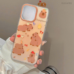 Ốp IP 11 6.1 lưng cứng nhiều Capybara OK