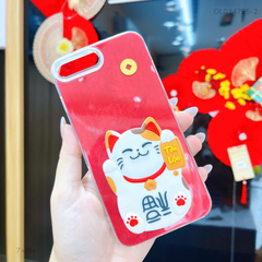 ** Ốp IP 7+/8+ lông vũ đỏ