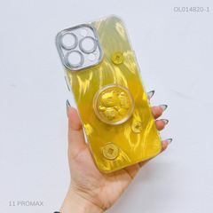 ** Ốp IP 11 Pro Max lông vũ vàng mèo