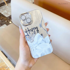 Ốp IP 14 Plus vân ánh sóng nơ