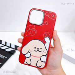 Ốp IP 15 Pro Max vân sần camera xi bạc nhiều hình