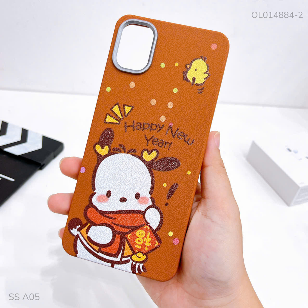 Ốp SS A05 vân sần camera xi bạc nhiều hình