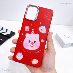 Ốp SS A06 4G vân sần camera xi bạc nhiều hình