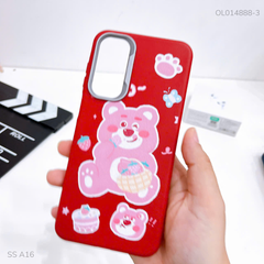 Ốp SS A16 vân sần camera xi bạc nhiều hình