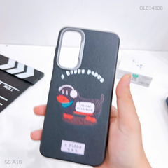 Ốp SS A16 vân sần camera xi bạc nhiều hình