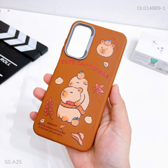 Ốp SS A25 vân sần camera xi bạc nhiều hình