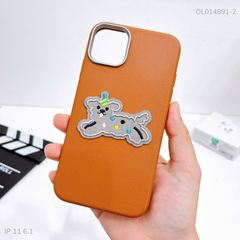 Ốp IP 11 6.1 vân sần hình thêu