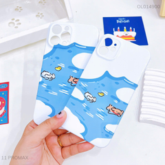 ** Ốp IP 11 Pro Max lưng cứng cún trắng cún nâu