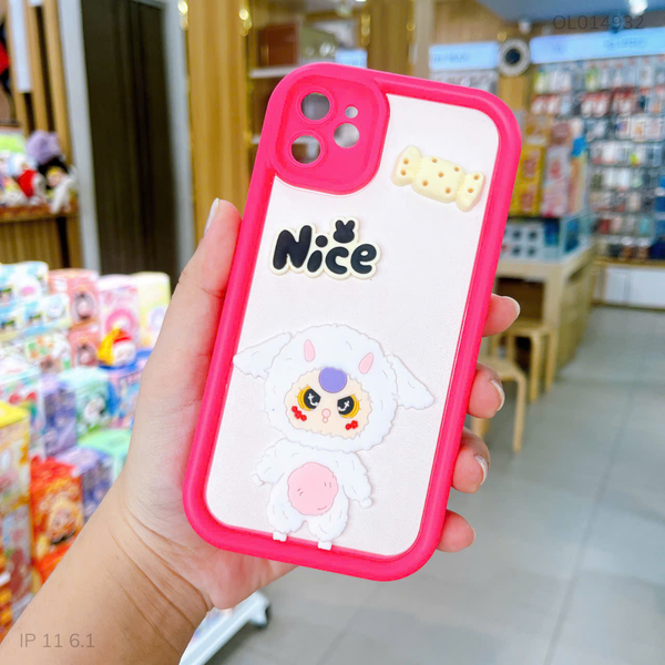 ** Ốp iPhone 11 6.1 dẻo baby Three cừu trắng Nice
