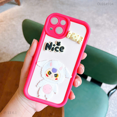 Ốp IP 13 6.1 dẻo baby Three cừu trắng Nice